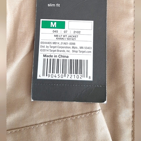 Mossimo Supply Co. Light Weight Jacket *NWT* - Picture 6 of 7